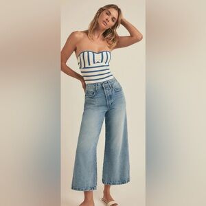Favorite Daughter Masha Super High Waist Cropped Jeans